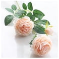 thumbnail image 1 of Peonía de 3 cabezas, flores artificiales, decoración para el hogar, bodas, flores falsas, peonía de 3 cabezas, 1 of 5