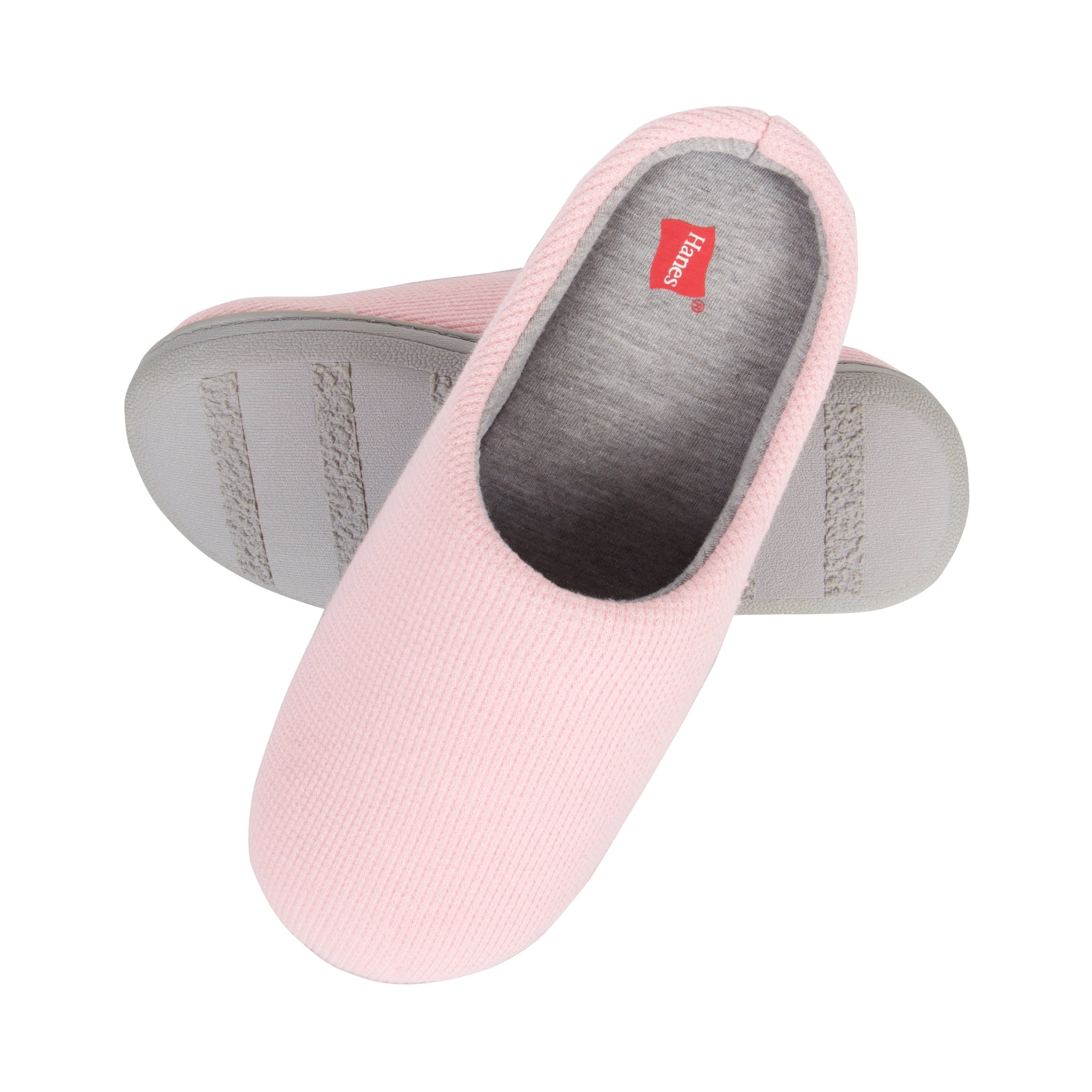 Hanes Hanes Womens Soft Waffle Knit Clog Slippers with Indoor/Outdoor
