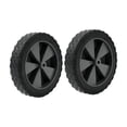 thumbnail image 3 of Almencla Roue de Chariot Pliable Accessoire Pièces de Rechange Robuste 5 Pouces pour Chariot de Camping, 3 of 8
