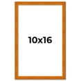 thumbnail image 2 of 10x16 Honey Brown Real Wood Picture Frame Width 0.75 inches | Interior Frame Depth 0.5 inches |, 2 of 8