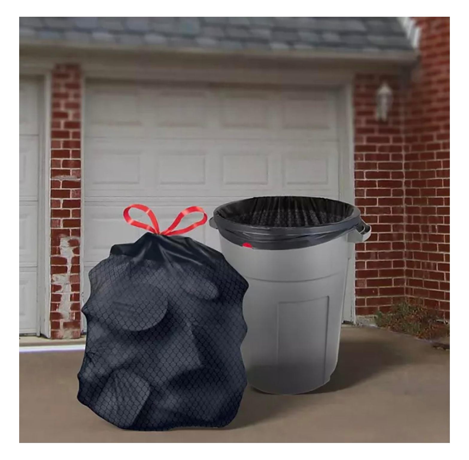 Heavy Duty 39-Gallon Yard Trash Bags, Unscented, 90 ct.