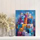thumbnail image 2 of Qisvanset Geometric Circle Canvas Print 12x16 Inch Bedroom Wall Art, 2 of 8