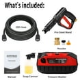 thumbnail image 2 of DAIMOT Portable Pressure Washer, 1800 PSI Peak Cold Water Electric Pressure Washer, 1.5 GPM Flow Corded Electric Power Washer for Cleaning Cars, Siding, Driveways, Fencing, 2 of 7