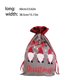 thumbnail image 2 of Monstrate Saco con cordón de Navidad, calcetín de caramelo, bolsa de regalo para hombre del bosque, regalo para niños, fiesta, arreglo de Kits de decoración para fiestas Gris, 2 of 6