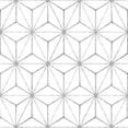 thumbnail image 2 of Villa Peel And Stick Floor Tiles - Black & White Gothic Design (10 Tiles, 10 Sq.ft.) 2 of 13