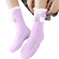 thumbnail image 3 of Dyfzdhu Women Winter Thermal Fuzzy Socks Slipper Socks Women Soft Fuzzy Sleeping Socks Fuzzy Slipper Socks, 3 of 4