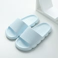 thumbnail image 2 of jiaxiM Womens House Slippers Non Black Slides for Women Cute Open Toe Thick Sole Womens Sandals Dressy for Indoor Bathroom Pool Spa, 2 of 4