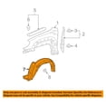 thumbnail image 3 of For 03 04 05 4Runner Front Splash Shield Inner Fender Liner Panel LH Driver Side, 3 of 5