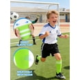 thumbnail image 4 of Calcetines de fútbol Glooarm para niños de algodón con rayas de béisbol de 3 a 12 años, 4 of 6