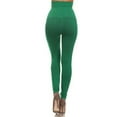 thumbnail image 3 of Women High Waist Compression Leggings Strechy Tommy Contorl Sports Running Pants, Green, 3 of 5
