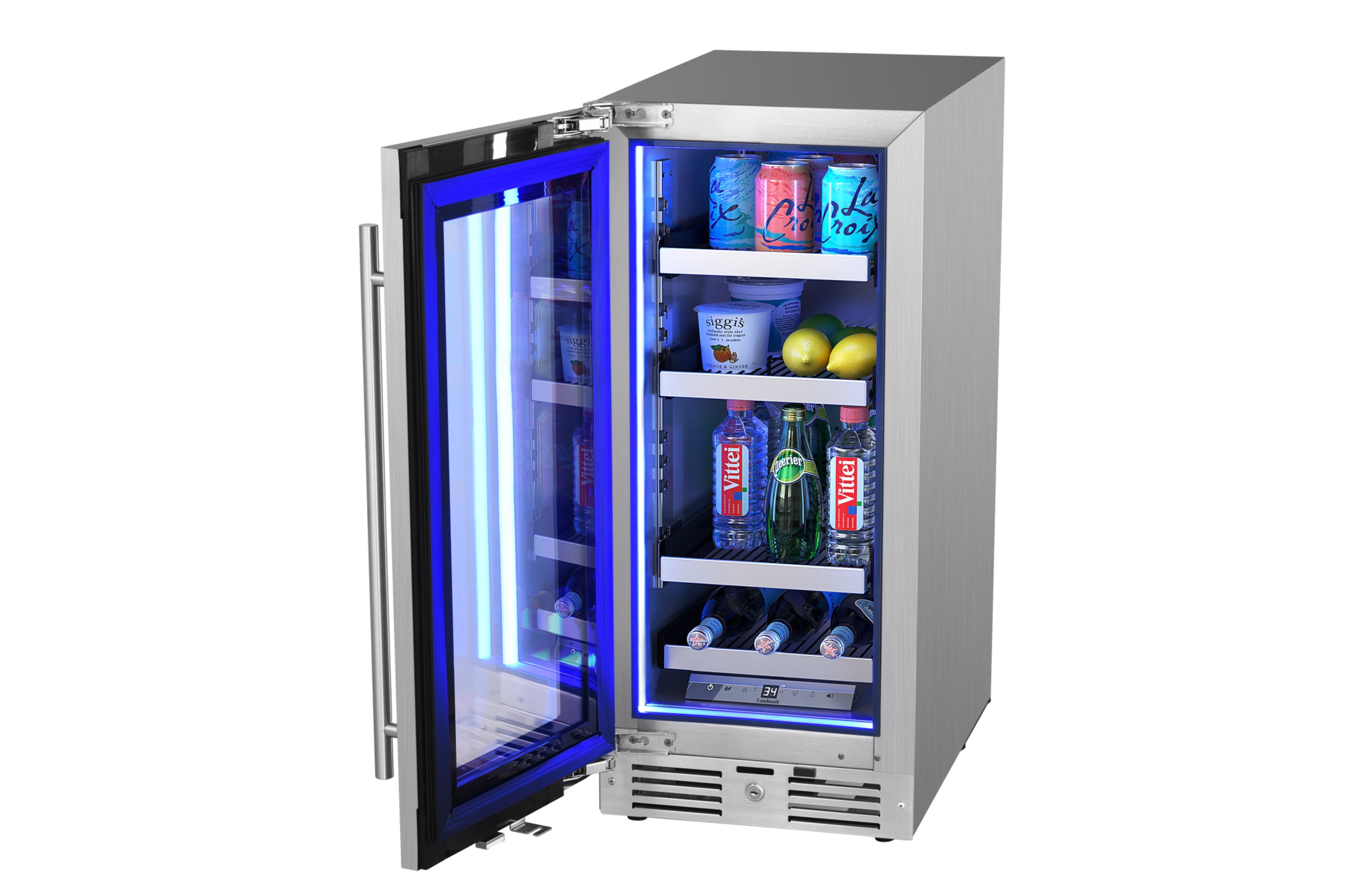 Landmark L3015ui1b-Lh 15" Wide 63 Can Capacity Beverage Cooler - Panel Ready
