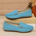 thumbnail image 6 of Miluxas Women's Flats Shoes Ballet Flats Fashion Round Toe Comfortable Flats Dressy Slip on Loafers for Women Sky Blue 9.5(43), 6 of 9