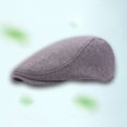 thumbnail image 3 of Gorro Newsboy de Algodón Sunnimix Gorro Clásico Gorro Plano Invierno Primavera Otoño Boina Gris, 3 of 8