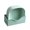 Green, variant on 5-Piece Straw Plastic Snack Plates Set, Square Dessert Fruit Nut Bowls, Reusable Mini Serving Trays, Dishwasher-Safe Party Tableware