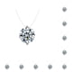 thumbnail image 2 of Collar Zircon Sparkling Minnieouse Elegante Robusto Colgante Plata 10piezas, 2 of 6