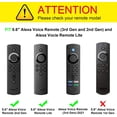 thumbnail image 2 of CaseBot Anti-Slip Remote Case Silicone Cover for Fire TV Stick 4K Max / Fire TV Stick (2nd and Later) / Fire TV Stick Lite / Fire TV Cube / Alexa Voice Remote (2nd Gen and 3rd Gen), Black, 2 of 8