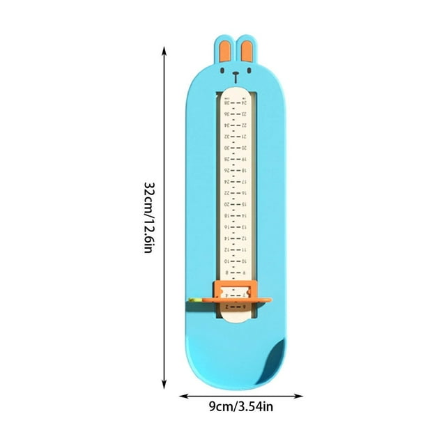 Vwrxbz Foot Measuring Ruler Accurate Shoe Sizer Tool for Kids Adults Easy to Use