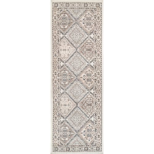 Nuloom Becca Vintage Tile Runner Rug, 2 '6 "x 10', beige nuLOOM Ver descripción