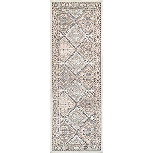 Nuloom Becca Vintage Tile Runner Rug, 2 '6 "x 10', beige nuLOOM Ver descripción