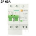 thumbnail image 1 of Small Circuit Breaker Household Air Switch 2P 63A 400V Leakage Protection Switch, 1 of 9
