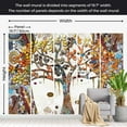 thumbnail image 3 of Abstract Wallpaper Wall Mural - Decorated Tree, 3 of 6