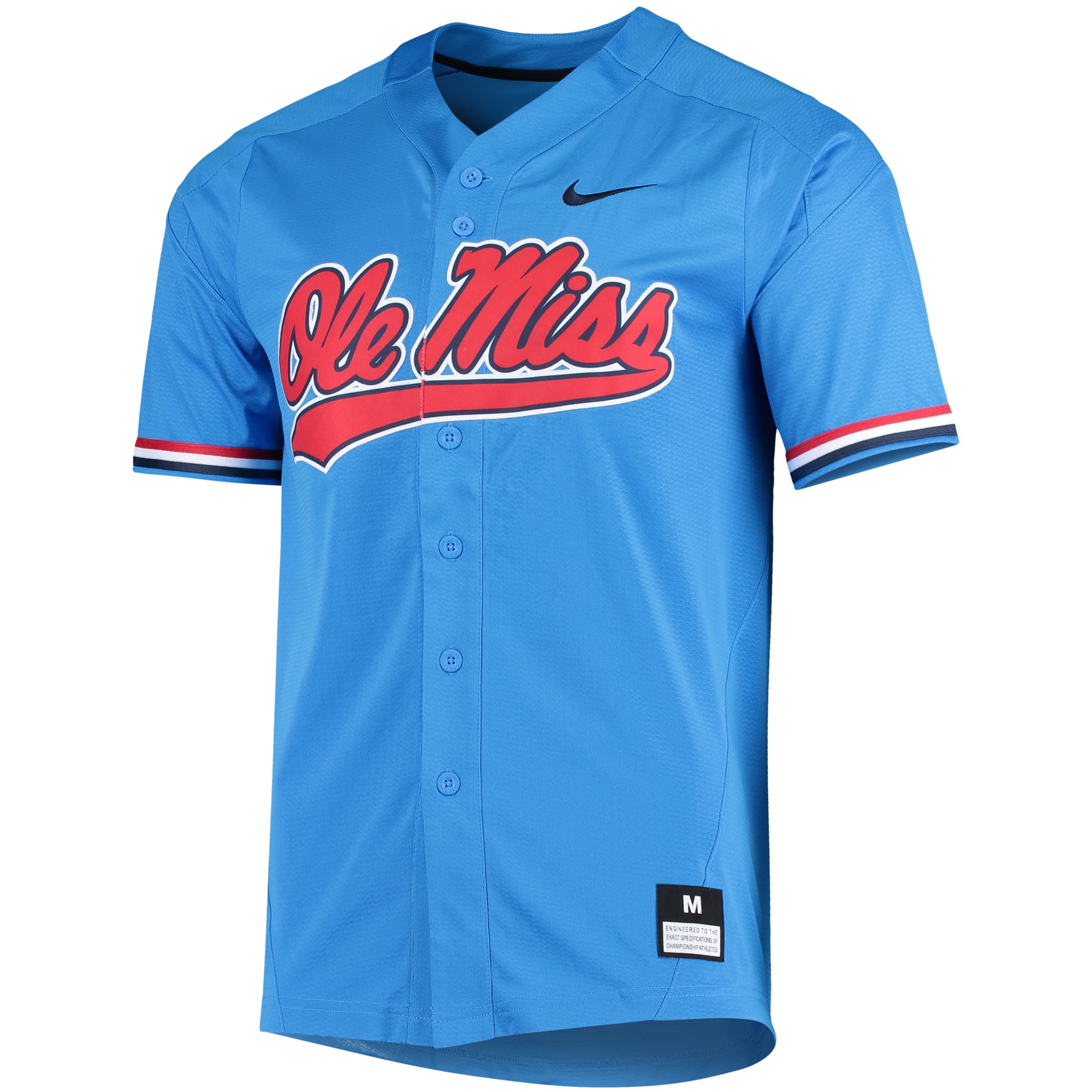 ole miss blue baseball jersey