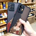 thumbnail image 4 of Matte Case for VIVO Y93 Y91C Y91 Y85 Y77 Y76 Y75 Y73 Y72 Y71 Y53 Y52S Y50 Y35 Y22 4G 5G Case D-Disney Princess Christmas Makeup, 4 of 5