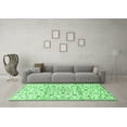 thumbnail image 3 of Ahgly Company Indoor Square Persian Emerald Green Traditional Area Rugs, 6' Square, 3 of 4