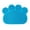 Blue, variant on LILIANG Pet Feeding Mat Paw Shape Dog Cat Puppy Kitten Food Dish Bowl Placemat Non-Slip Cat Litter Mat