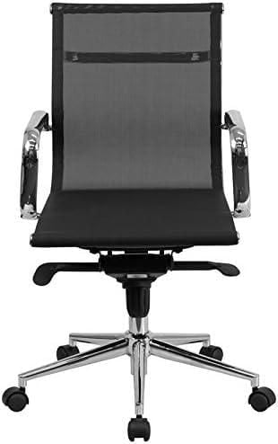 Nicer Furniture Tilt Adjustable Seat Low Back Mesh Executive Office Chair