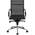 thumbnail image 2 of Nicer Furniture Tilt Adjustable Seat Low Back Mesh Executive Office Chair, 2 of 4