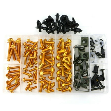 

Fairing Bolt Kit Bodywork Screws For Kawasaki Ninja 250R 300R Zx636r Zx6r Zx10r