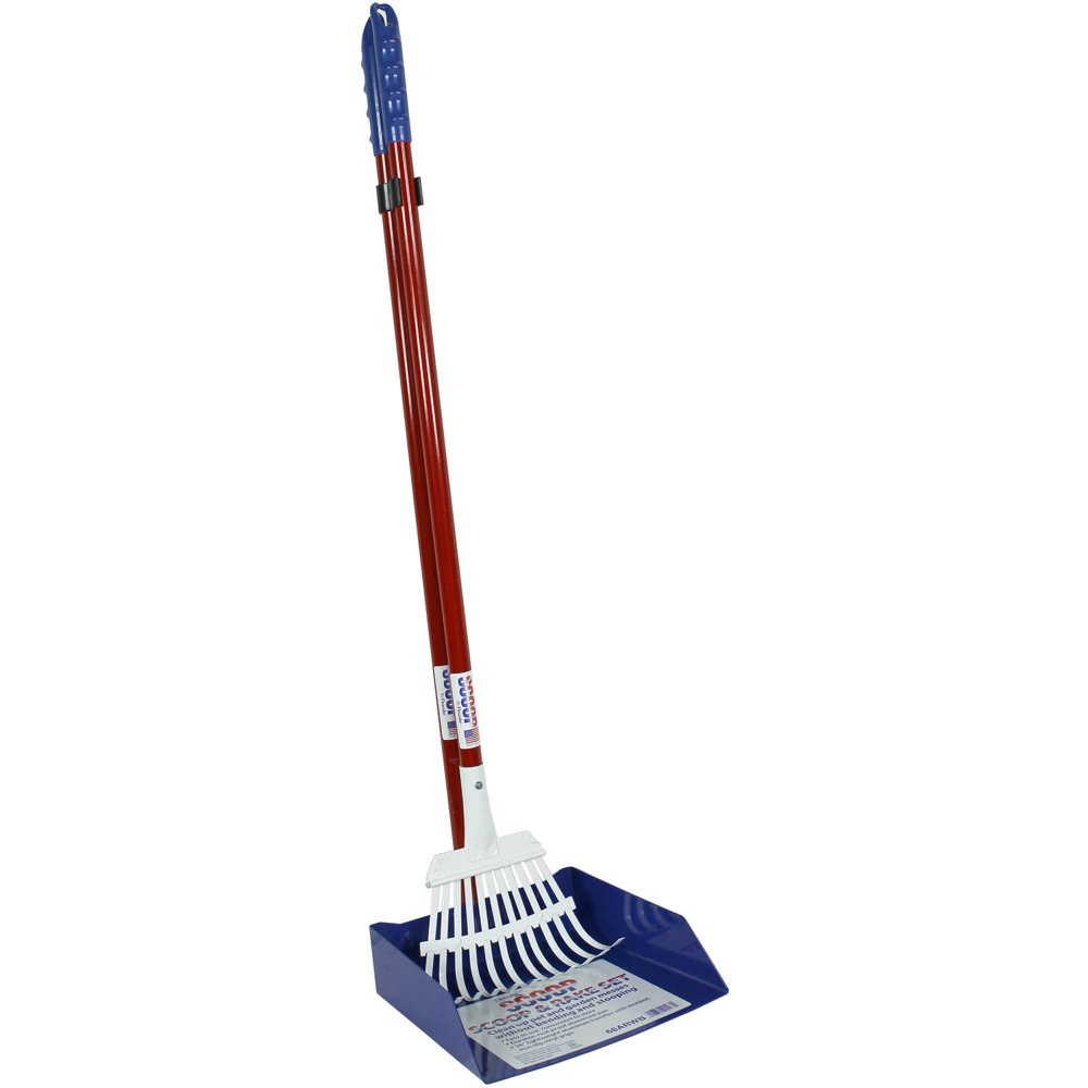 Flexrake 68ARWB Large Scoop & Rake Set with 3' Handle