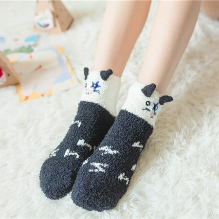 

EUHDSSDE Women s Christmas Printed Socks Cute Warm Comfortable Socks Home Socks