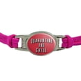 thumbnail image 3 of Quarantine and Chill Novelty Suede Leather Metal Bracelet, 3 of 6