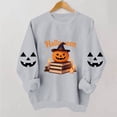 thumbnail image 5 of ZGRBOU Sweatshirts for Women Cute Ghost Reading Books Print Shirts Fall Crew Neck Long Sleeve Pullover Tops 2026, 5 of 6