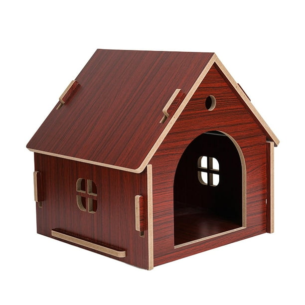 Casa para gatos al aire libre, nido para dormir, gallina, patos trepadores, cachorros para gatos, gatos salvajes Rojo marrón
