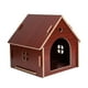 thumbnail image 1 of Casa para gatos al aire libre, nido para dormir, gallina, patos trepadores, cachorros para gatos, gatos salvajes Rojo marrón, 1 of 9