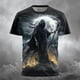 thumbnail image 3 of ¡Nuevo! Camiseta Retro con estampado de Halloween de manga corta con cuello redondo versátil a la moda para hombres disfraz de fiesta de diversión callejera, 3 of 5