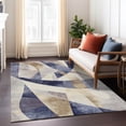 thumbnail image 6 of Addison Rugs Chantille Indoor/Outdoor Transitional Swirls Navy Machine Washable Rectangle Rug, 10' x 14', 6 of 8