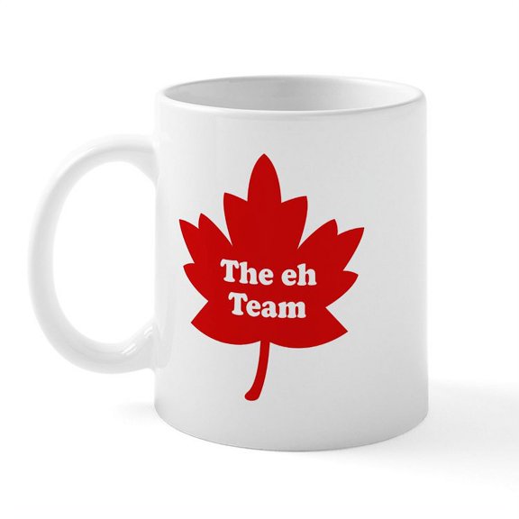 CafePress - The Eh Team Mug - 11 oz Ceramic Mug - Novelty Coffee Tea Cup
