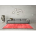 thumbnail image 3 of Ahgly Company Machine Washable Indoor Rectangle Abstract Red Modern Area Rugs, 7' x 9', 3 of 4