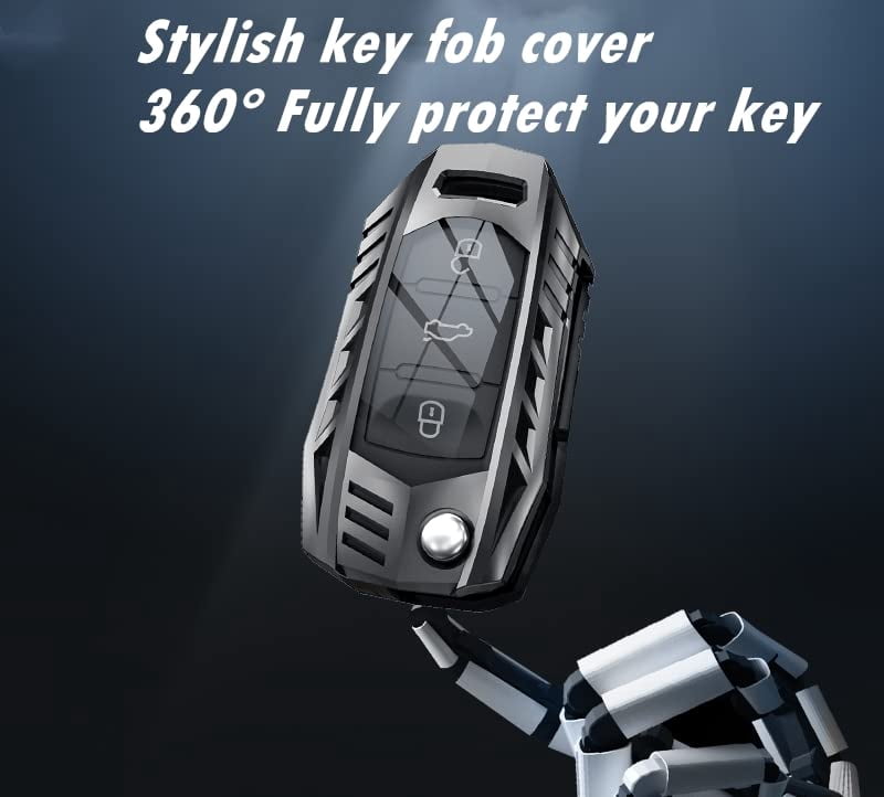 for Volkswagen Key Fob Cover  Full Protection Key Shell Key Case Compatible with VW Jetta Golf Polo MK6 Passat Tiguan Beetle Key Shell