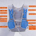 thumbnail image 4 of Mochila De Hidratación Al Aire Libre Con Vejiga De Agua 2L Para Senderismo Al Aire Libre Correr Ciclismo Camping Escalada Deportes Yuarrent OD015557-01, 4 of 6