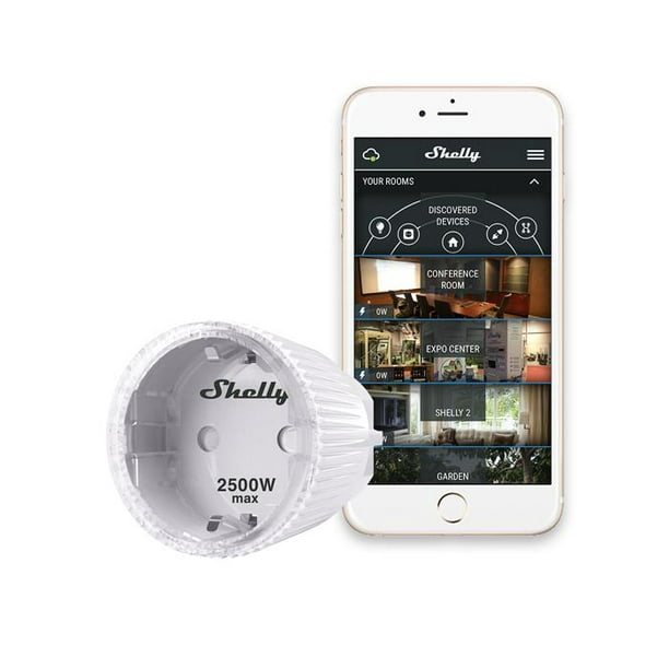 Shelly Plug S WiF Operated Control Home Appliance Allows To Manage  Electrical Supplies With Power Up