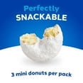 HOSTESS Powdered DONETTES Donuts Snack Pack, 8 Count, 12.0 oz-4pk, With Olive Green Bowl By ValueNest