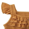 thumbnail image 3 of PENGXIANG Bambin Bébé Fille Volant Manches Ceinture Volantée Tenue de Romper, 3 of 4