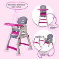 thumbnail image 2 of Silla Periquera para Bebé Prinsel Caddy 2 En 1 Mesa Actividades rosa claro, 2 of 5