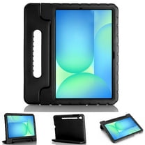 Dteck Kids Case for Samsung Galaxy Tab S10 FE / S10 FE Plus 5G 13.1″ 2025 with Pencil Holder, Shockproof Lightweight Cover with Stand Convertible Handle for Children,Black