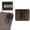 Coffee, variant on Leather Pen Holder for Notebook, Double Slot Pen Holder for Journal Notebook Clipboard, Pencil Holder with Elastic Loop for Pens, Pencil, Stylus Pen (Coffee)